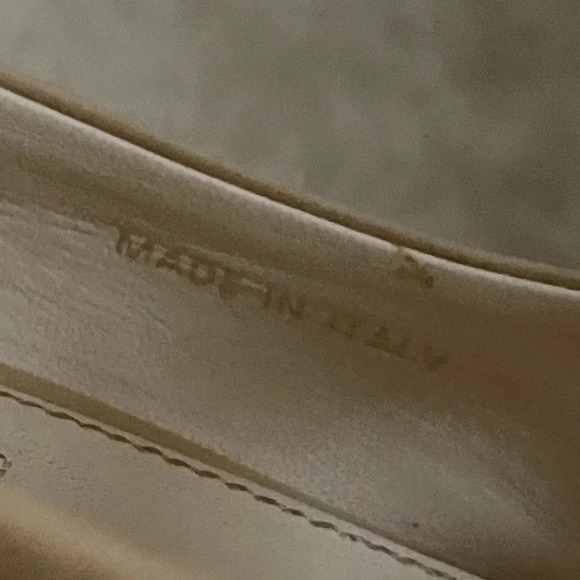 PRADA Patent Leather Peep Toe Wedges in Beige/Nude | EU 38 / US 8 | 3KZ037 - Picture 12 of 16